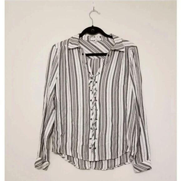Current Air striped blouse S - Picture 1 of 5